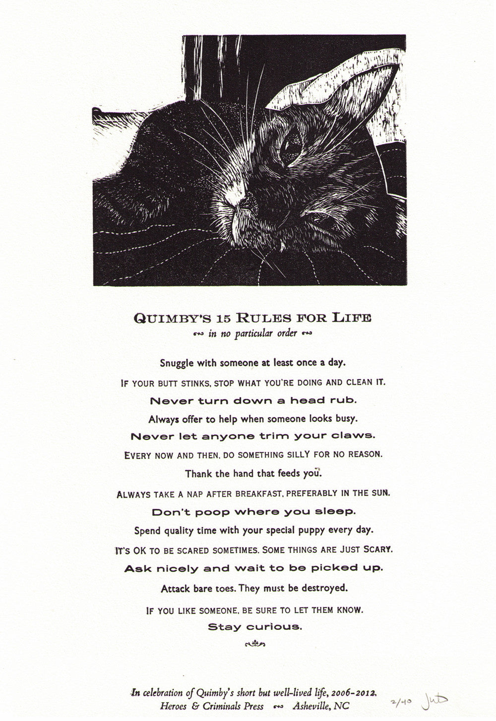 Quimby's 15 Rules for Life