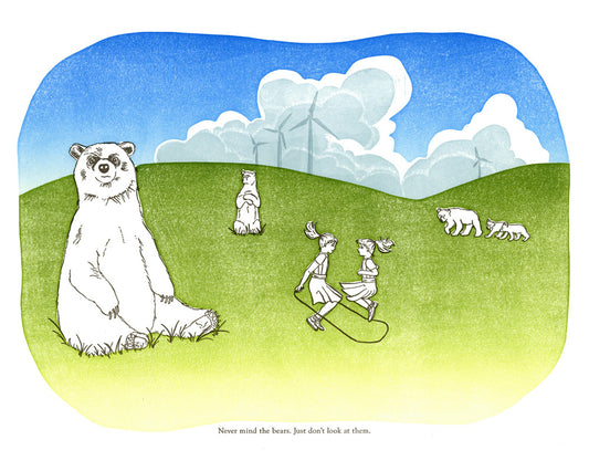 Never Mind The Bears - Digital Print